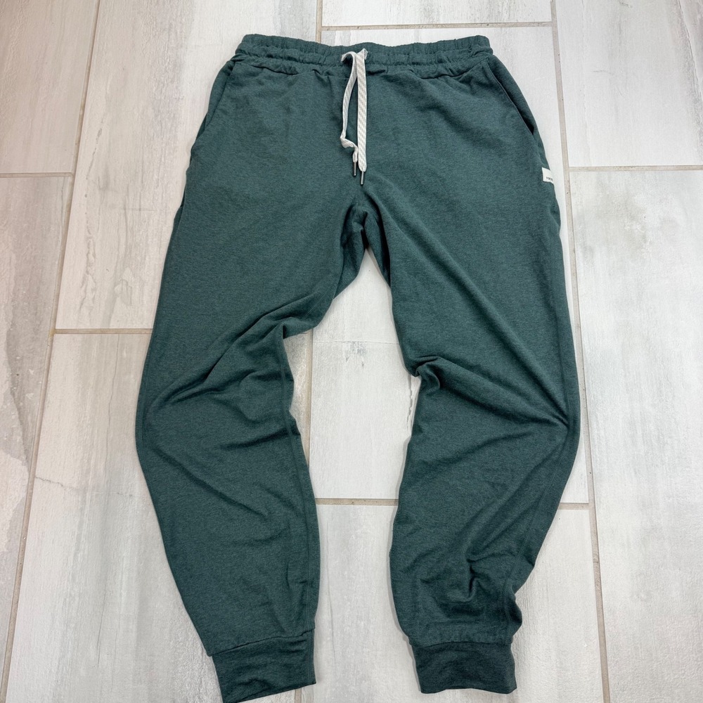 Vuori Performance Jogger Green Heather DreamKnit Drawstring Pants XS VW303